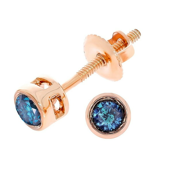 Details about   Turquoise Gemstone Anniversary Jewelry 14k Rose Gold Earrings